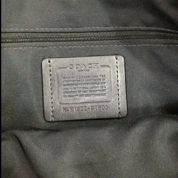 Coach Dark Floral Leather Shoulder Bag - Picture 13 of 16